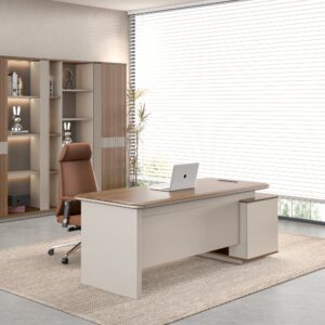 Crest L-Shaped Executive Desk Suite — view 2