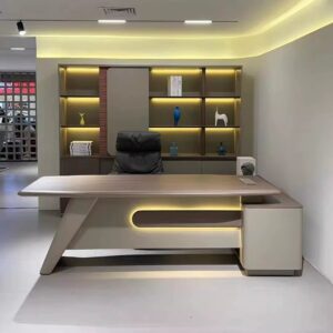 Lumina LED Accent Executive Desk — main