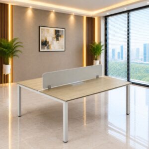 Oak Two-Person Workstation at Thomson Home Depot Kesavadasapuram