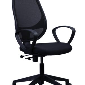 Compact Black Mesh Task Chair — main