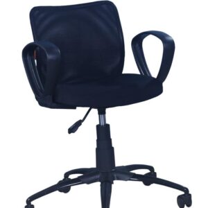 Compact Navy Mesh Task Chair — main
