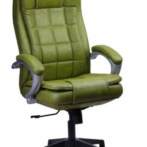 Green Quilted PU Executive Chair — main