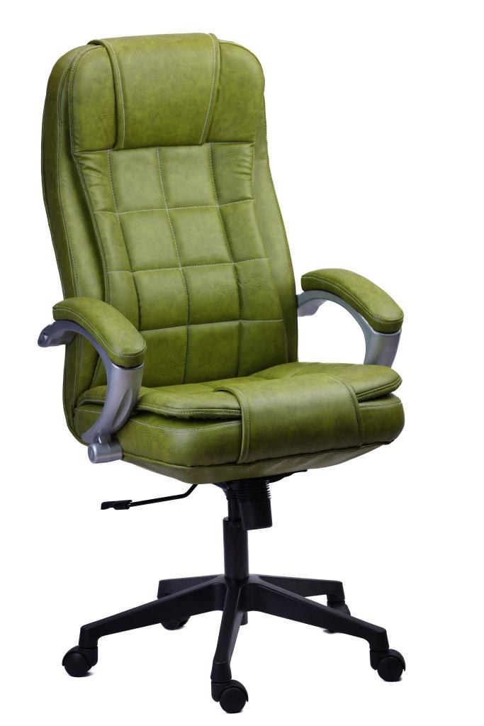 Green Quilted PU Executive Chair — main