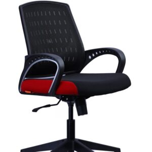 Mesh Task Chair — Red and Black — main