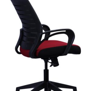 Mesh Task Chair — Red and Black — view 2