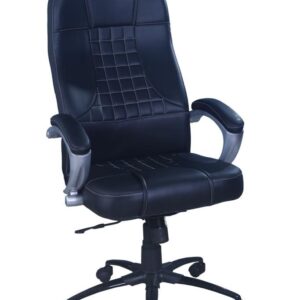 Navy Diamond PU Executive Chair — main