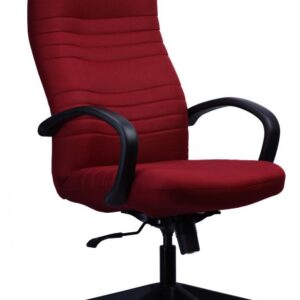 Red High-Back PU Executive Chair — main