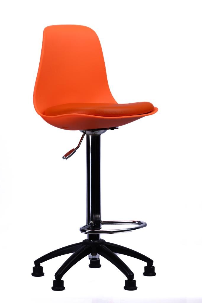 Orange Drafting Stool — 5 Star — main