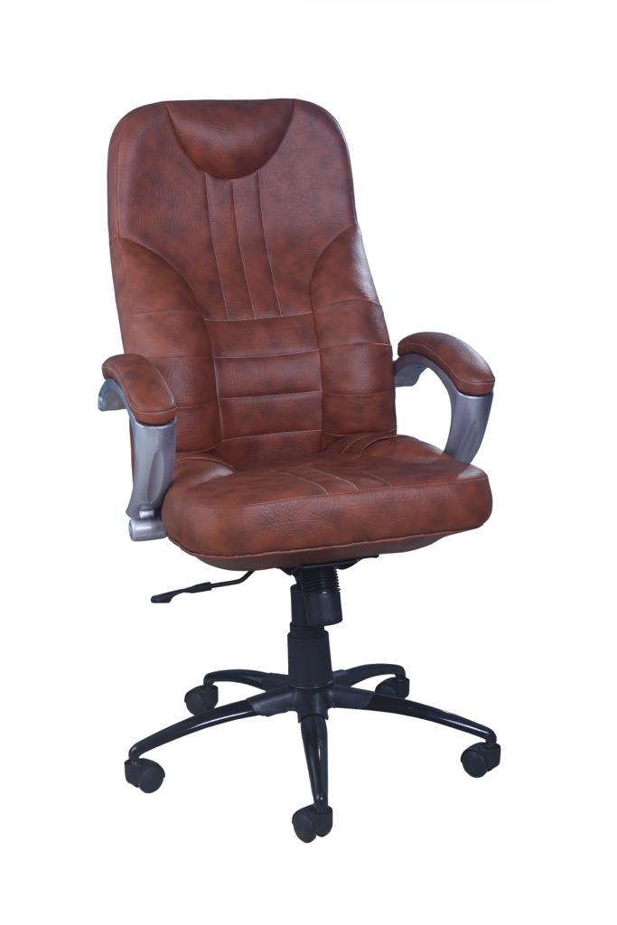 Tan Channel PU Executive Chair — main