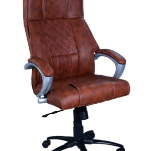 Tan Quilted PU Executive Chair — main
