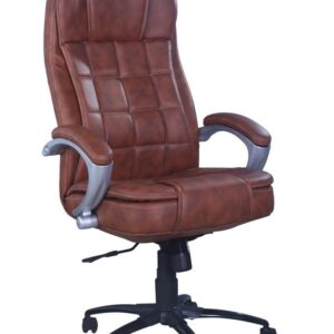 Tan Quilted PU Executive Chair — view 2