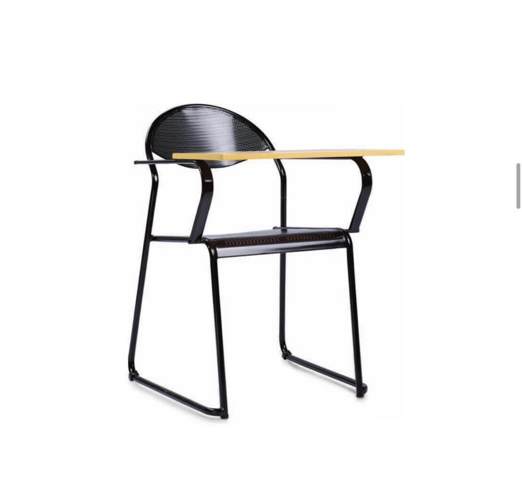 Training Chair with Tablet Arm — Black — main