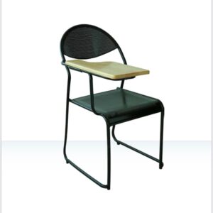 Training Chair with Tablet Arm — Black — view 2