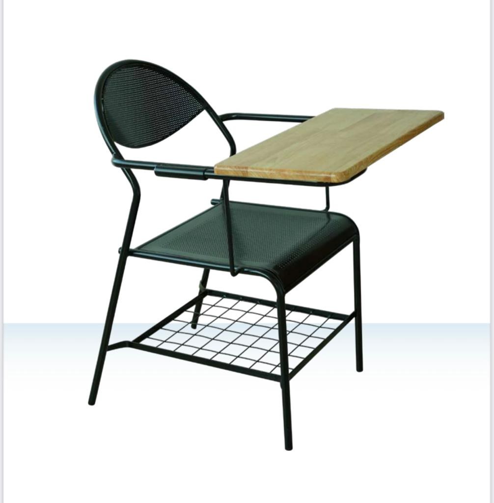 Training Chair with Tablet Arm — Green — main