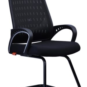 Mesh Visitor Chair — Grey Cantilever — main